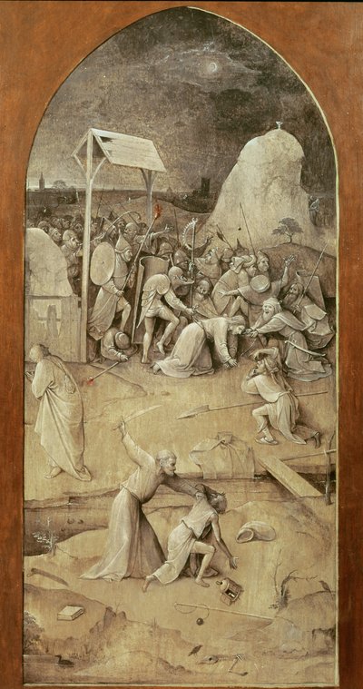 Cristo sulla via del Calvario, dal trittico della Tentazione di Sant